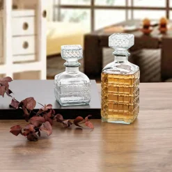 Jarros>Botella De Licor Cuadrada 1L