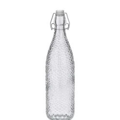 Jarros>Botella De Vidrio Rayas 1L