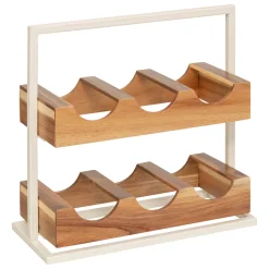 5five Bodegas>Botellero para 6 botellas beige 35cm