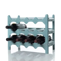 Bodegas>Botellero para 12 botellas azul