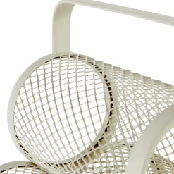 5five Bodegas>Botellero para 6 botellas MAYAJ beige de metal