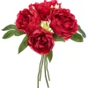 atmosphera Plantas Y Flores Artificiales>Bouquet Con 4 Peónias 30Cm
