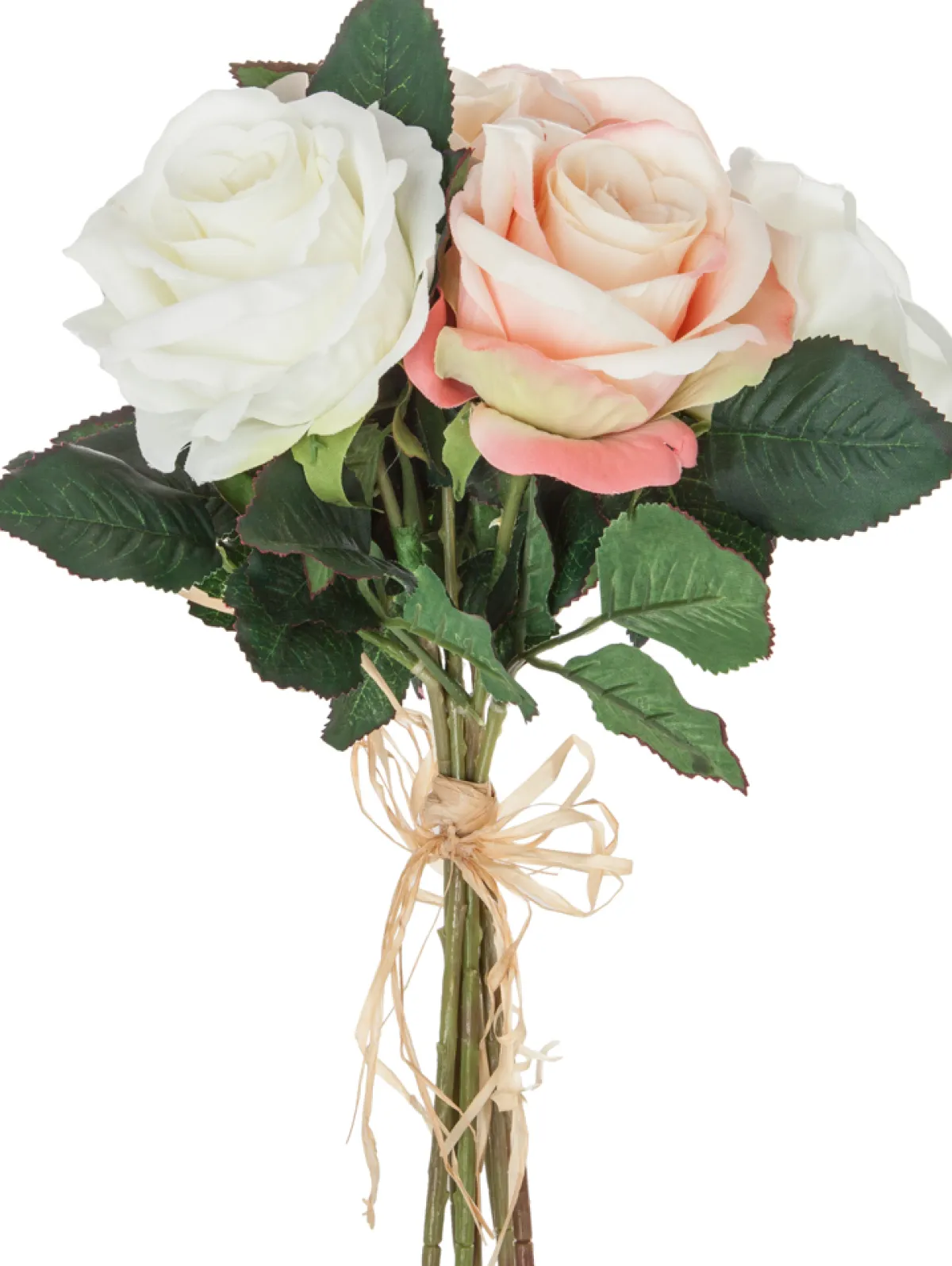atmosphera Plantas Y Flores Artificiales>Bouquet Con 7 Rosas 30Cm