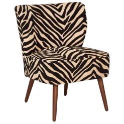 atmosphera Sofás Y Sillones>Butaca patrón cebra CHIARA 80cm