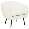 atmosphera Sillas, Sillones Y Bancos|Estilo Contemporaneo>Butaca SOLARO blanco de pelo
