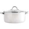 Cazuelas, Sartenes Y Hervidores>Cacerola Inoxidable C/Tapa Vidrio 18Cm