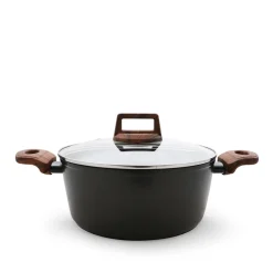 Cazuelas, Sartenes Y Hervidores>Cacerola Oslo C/Tapa De Vidrio 24Cm