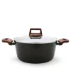 Cazuelas, Sartenes Y Hervidores>Cacerola Oslo C/Tapa Vidrio 28Cm