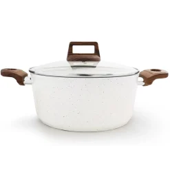 Cazuelas, Sartenes Y Hervidores>Cacerola Stonebright C/Tapa Vidrio 24Cm