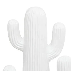 atmosphera Accesorios|Estilo Étnico>Cactus Decorativo Rodrigo Blanco 38cm