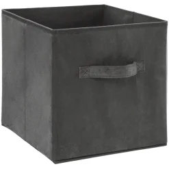 5five Cajas De Almacenamiento Y Organizadores>Caja Almacenaje Terciopelo Gris 31x31Cm