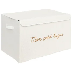 Niños atmosphera4kids Almacenamiento>Caja De Almacenaje Ferme Bouclet Blanca
