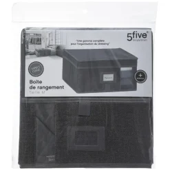 5five Cajas De Almacenamiento Y Organizadores>Caja De Almacenaje Gris Oscuro 50X30X25