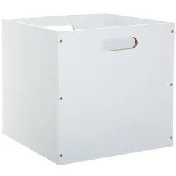 5five Cajas De Almacenamiento Y Organizadores>Caja de almacenaje madera blanca 31x31Cm