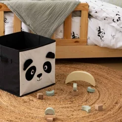 Niños atmosphera4kids Almacenamiento>Caja de almacenaje PANDA de tejido 29 cm