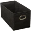 5five Cajas De Almacenamiento Y Organizadores>Caja De Almacenaje Rgmt Negra 15x31x15