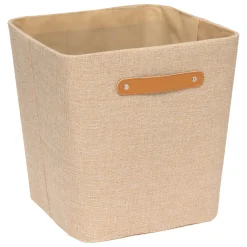 5five Cajas De Almacenamiento Y Organizadores>Caja de almacenaje ROUNDY beige 31x31cm