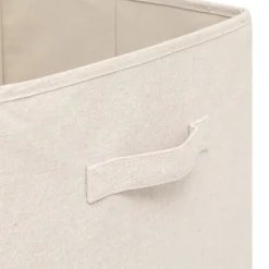 5five Cajas De Almacenamiento Y Organizadores>Caja de almacenaje TIDY beige 31x31cm