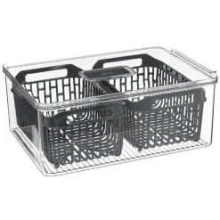 5five Cajas Y Frascos>Caja de almacenamiento apilable 22.5x12x32.5Cm