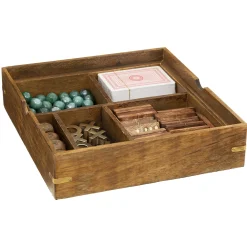 atmosphera Accesorios|Estilo Industrial>Caja de madera mango con multi juegos