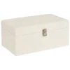 atmosphera Accesorios>Caja decorativa CARLIE blanca 18x24x42cm