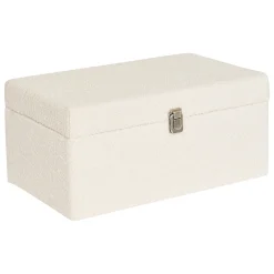 atmosphera Accesorios>Caja decorativa CARLIE blanca 22x29x48cm