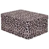 atmosphera Cestas Y Baúles>Caja decorativa leopardo 30x39.5cm
