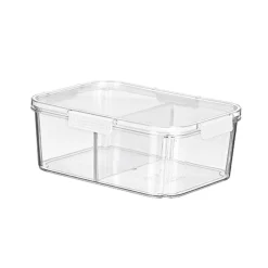 Tapas Y Cubiertas>Caja hermética con separador 2L