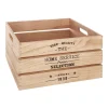 atmosphera Cestas Y Baúles|Estilo Rústico>Caja Madera Factory 37x27x20Cm