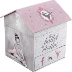 Niños atmosphera4kids Accesorios Decorativos>Caja Musical Bailarina Kids 14x14.5x16Cm
