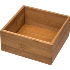 5five Encimera Y Lavavajillas>Caja organizadora de bambú 15x15x7Cm