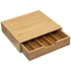 5five Encimera Y Lavavajillas>Caja para cápsulas de café con cajón de bambú