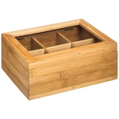 5five Cajas Y Frascos>Caja para té de bambú