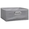 5five Cajas De Almacenamiento Y Organizadores>Caja Tnt Gris Claro 31x15Cm