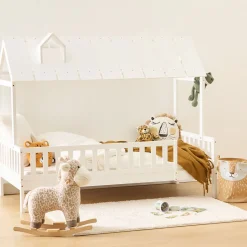 Niños atmosphera4kids Mobiliario>Cama MONTESSORI blanca 90x190cm