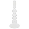 atmosphera Portavelas Y Candelabros|Estilo Contemporaneo>Candelabro Bulles Transparente 22cm