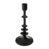 atmosphera Portavelas Y Candelabros|Estilo Contemporaneo>Candelabro De Metal Negro Feel 25.5Cm