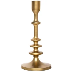 atmosphera Portavelas Y Candelabros|Estilo Contemporaneo>Candelabro Feel Dorado 25.5cm