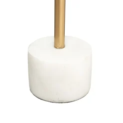 atmosphera Portavelas Y Candelabros|Estilo Contemporaneo>Candelabro Metal Dorado Base Mármol 27Cm