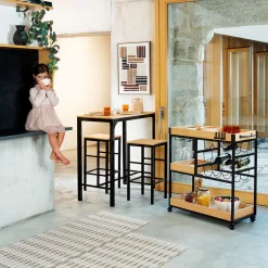 Carros De Soporte>Carrito Ilun Con 3 Baldas