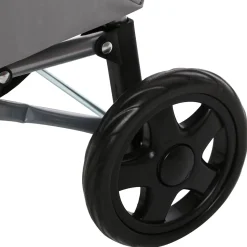 Carros De Soporte>Carro De La Compra Gris