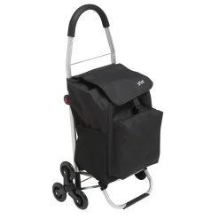 5five Auxiliares De Limpieza>Carro De La Compra Plegable Negro