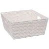 5five Cestas De Almacenamiento>Cesta Blanca De Almacenaje 15x31x31Cm