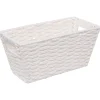 5five Cestas De Almacenamiento>Cesta Blanca P/Almacenaje 15x15x31Cm