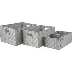 5five Cestas De Almacenamiento>Cesta De Almacenaje Color Gris
