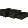 5five Cestas De Almacenamiento>Cesta De Almacenaje Negro Tam.4/4