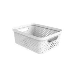 Accesorios De Almacenamiento>Cesta de almacenaje PIXEL blanca 11l