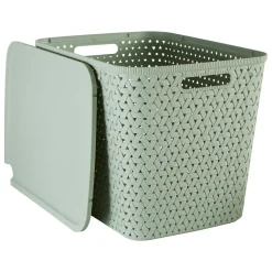 5five Cajas De Almacenamiento Y Organizadores>Cesta de almacenaje TRESSY verde 28L