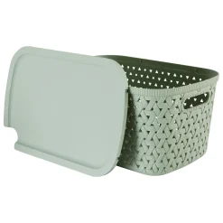 5five Cajas De Almacenamiento Y Organizadores>Cesta de almacenaje TRESSY verde 6.7L