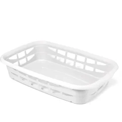 Cestas Y Palanganas>Cesta De Ropa Blanca De Plástico 25L